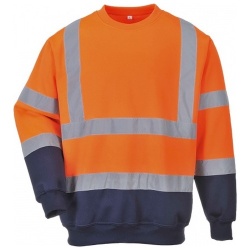 Portwest B306 Two Tone Hi-Vis Sweatshirt